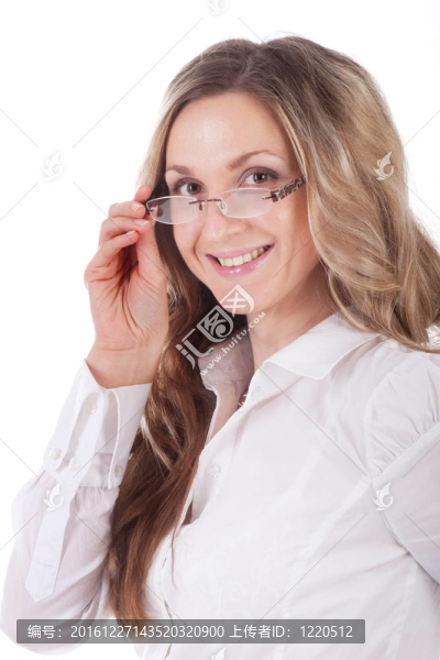 戴眼鏡的女孩
