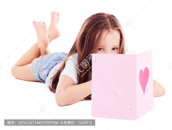 帶情人卡的女孩