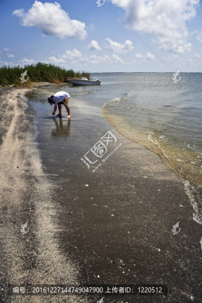 漫步海灘；墨西哥灣沿岸