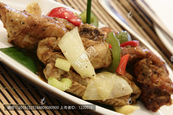黑糊辣仔雞