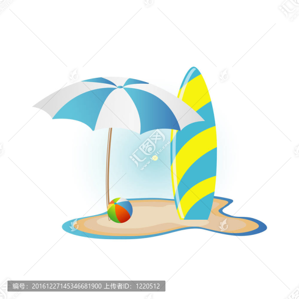 海灘上的圖標(biāo)