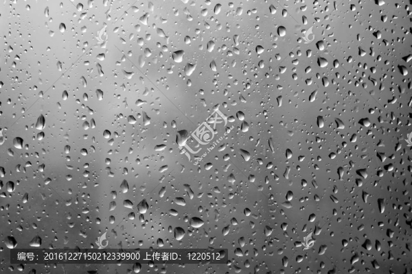 窗口的雨滴