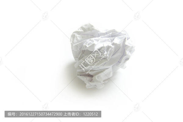 揉皺的紙