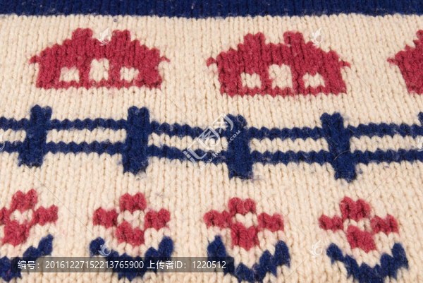 老handknitted毯