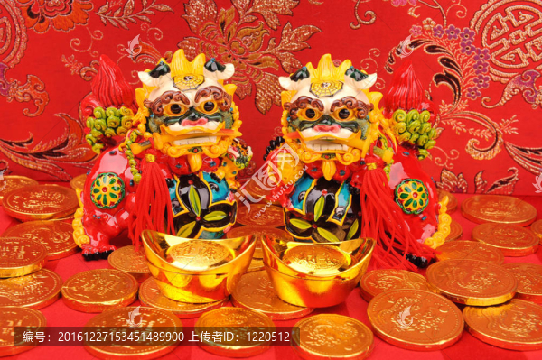 幸運的傳統(tǒng)舞獅