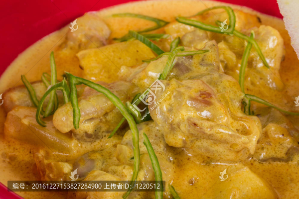 黃咖喱雞（馬咖喱雞）
