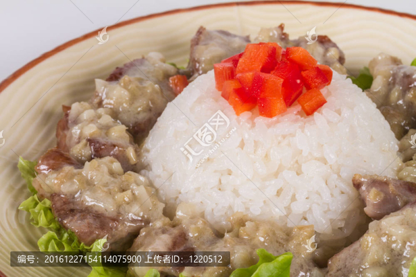 Rice與豬肉日式