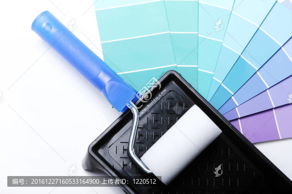 Pantone顏色調色板和輥