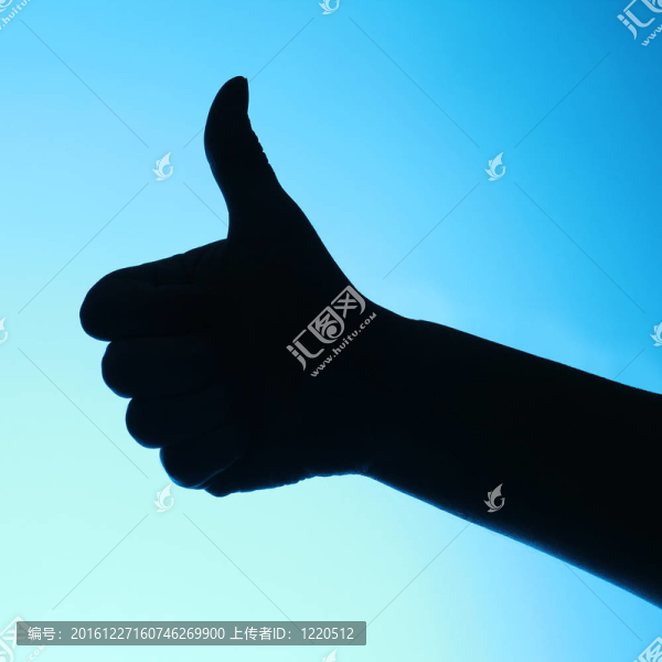 好標(biāo)志的剪影