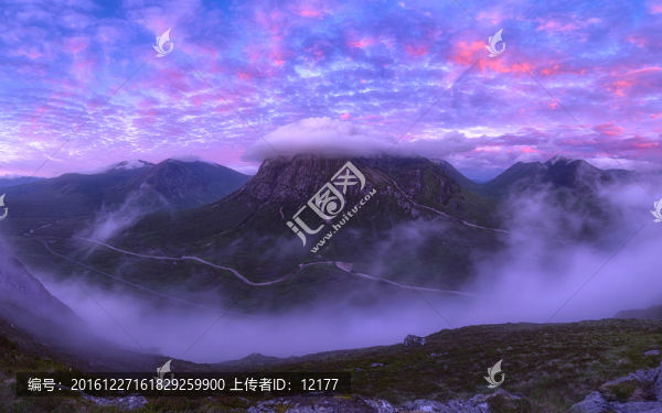 唯美的晚霞