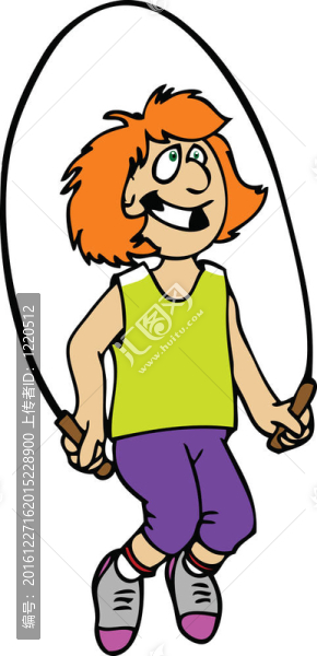 孩子jumproping