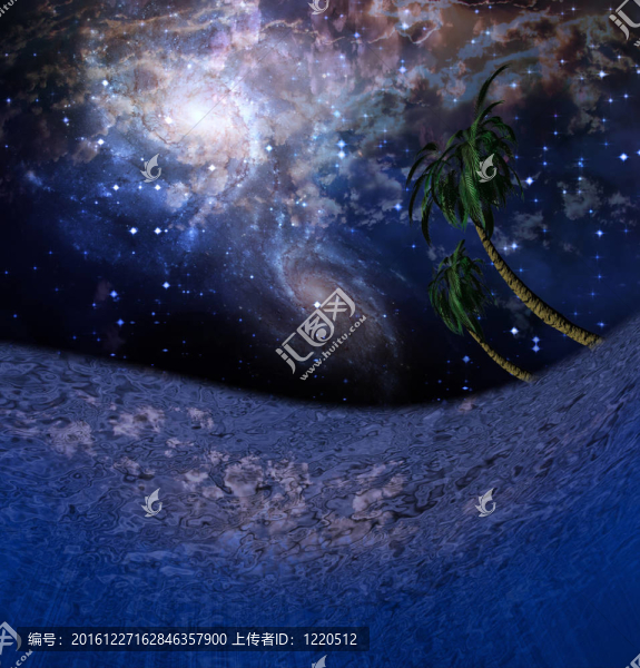水下的夜景