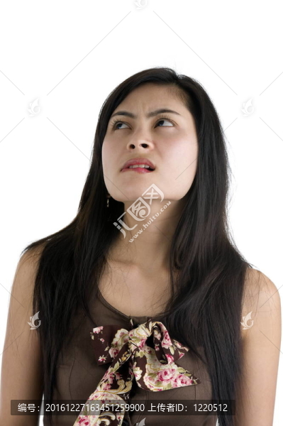 亞洲美女的思考
