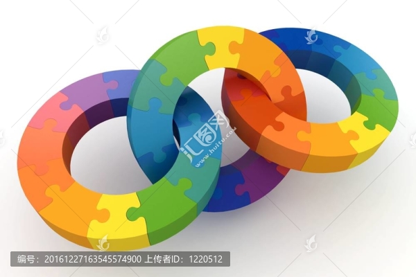 3D拼圖色輪