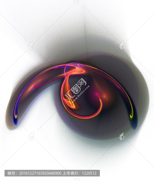 白色背景下的數(shù)字分形