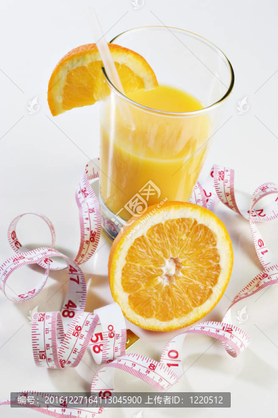 橙汁和卷尺