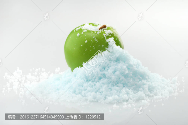 蘋(píng)果在雪