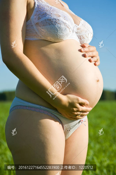 孕婦的特寫