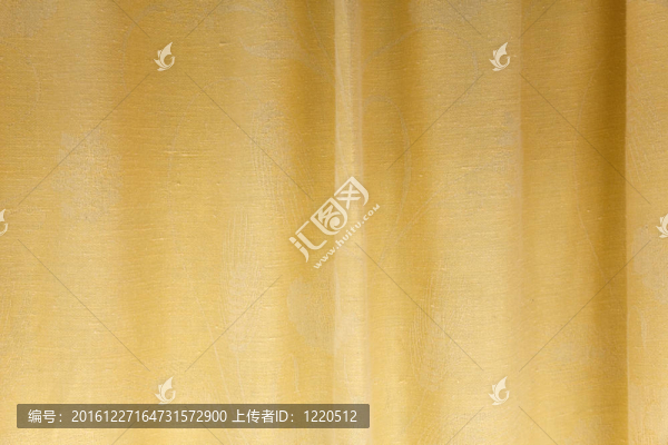 黃色織物背景。