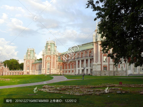 俄羅斯民族建筑合奏Tsaritsino；莫斯科