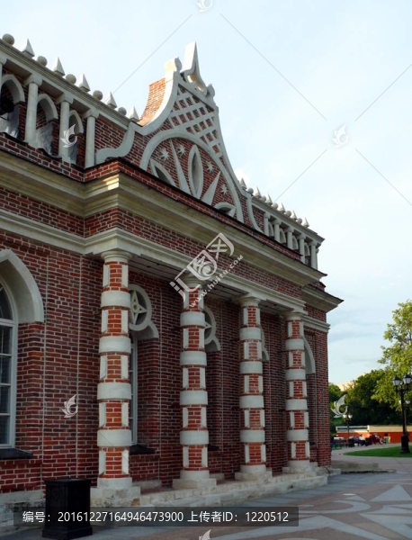 俄羅斯民族建筑合奏Tsaritsino；莫斯科