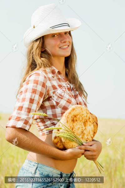 女孩與面包