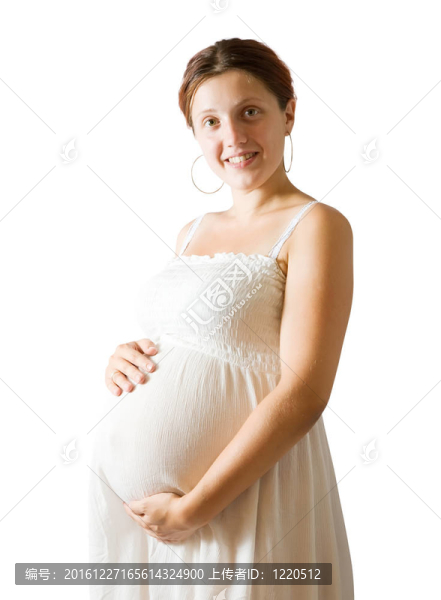 懷孕8個(gè)月的女人