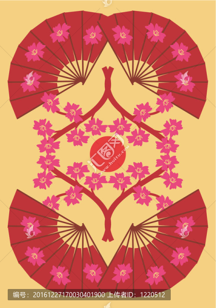 日本風(fēng)格的插圖