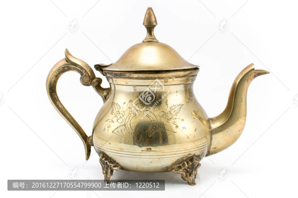 古董純銀茶壺