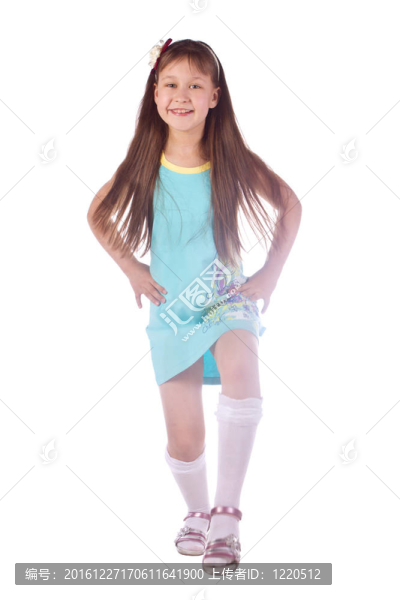 孩子；跳來(lái)跳去的女孩。