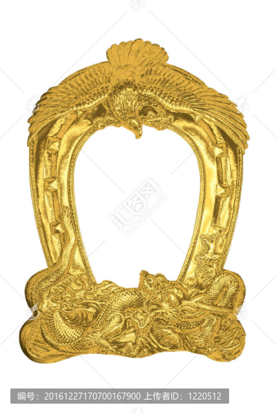 金色仿古相框