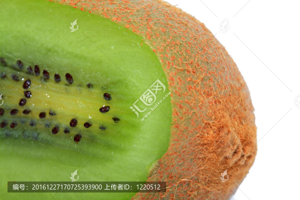 白色背景獼猴桃