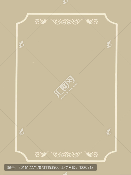 棕色背景裝飾框架