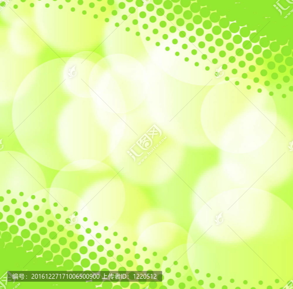 綠色的春天背景與模糊的光