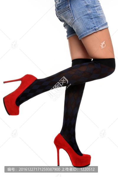 紅鞋腿