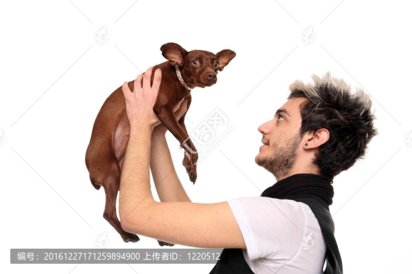 與犬的年輕人