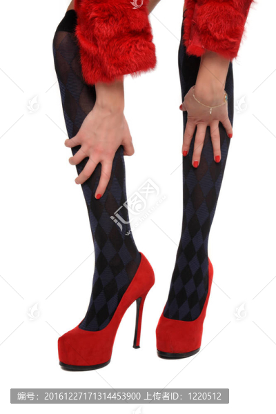 紅鞋腿