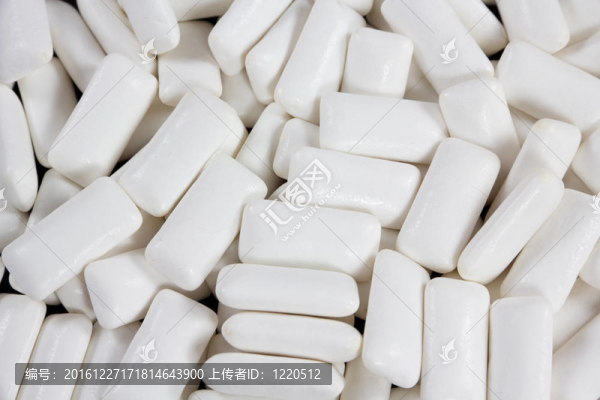 白色膠特寫