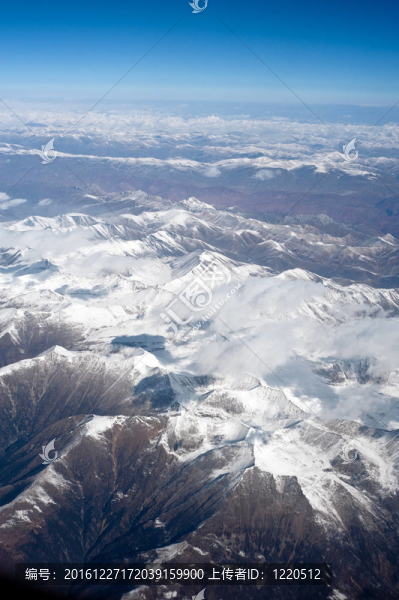 航空攝影；西藏；喜馬拉雅橫斷山脈