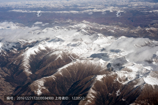 航空攝影；西藏；喜馬拉雅橫斷山脈