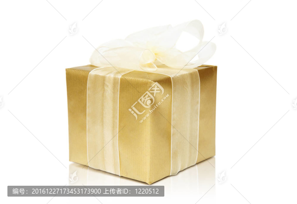 金色的禮品盒