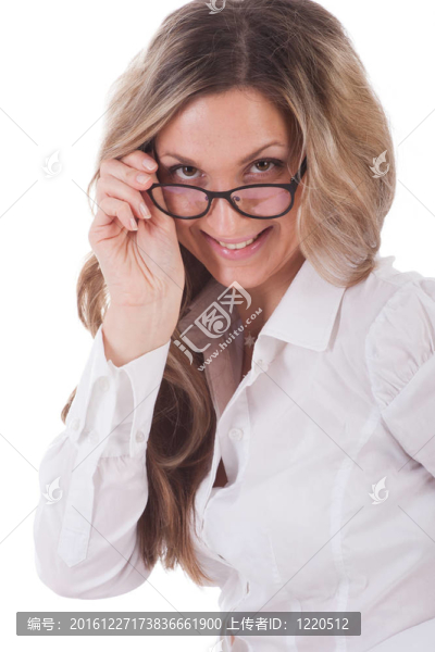 戴眼鏡的女孩