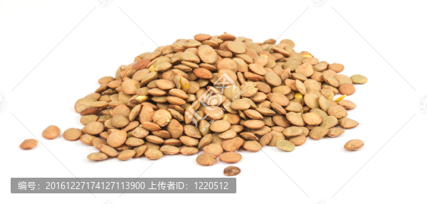 扁豆孤立在白色背景