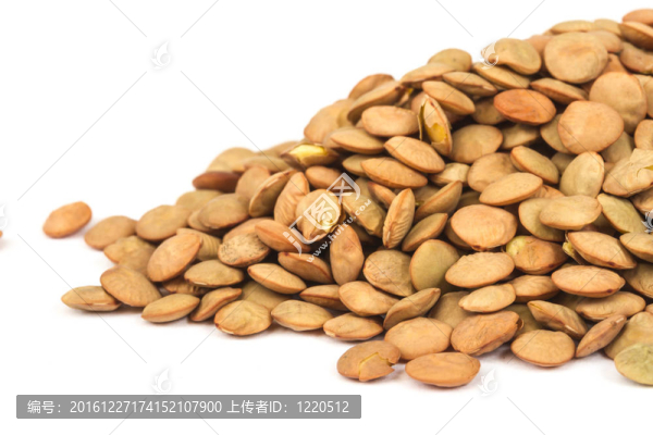 扁豆孤立在白色背景