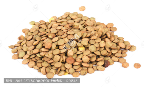 扁豆孤立在白色背景