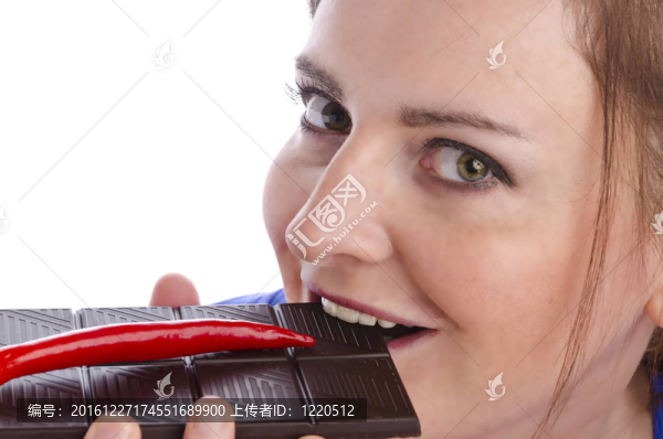 紅辣椒和巧克力的女人
