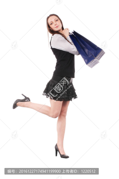 帶紙袋的女孩