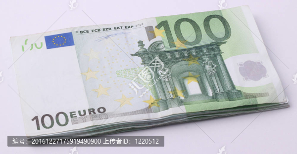 卷100歐元鈔票