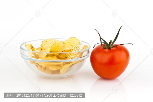 西紅柿土豆片。