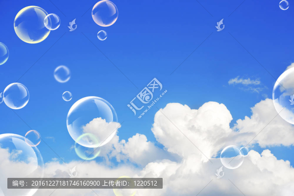云和肥皂泡